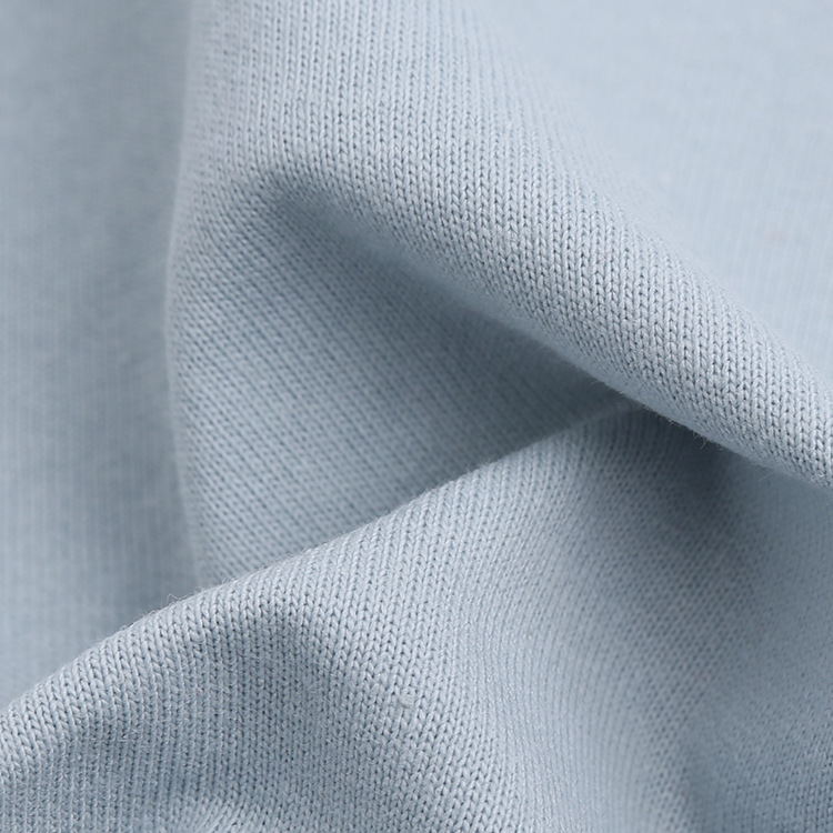 10支麻棉单面汗布 250g全棉气流纺国潮t恤面料 图片_高清大图