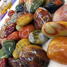 南京天然雨花石原石鹅卵石五彩石玛瑙石铺地石鱼缸盆景装饰一斤批