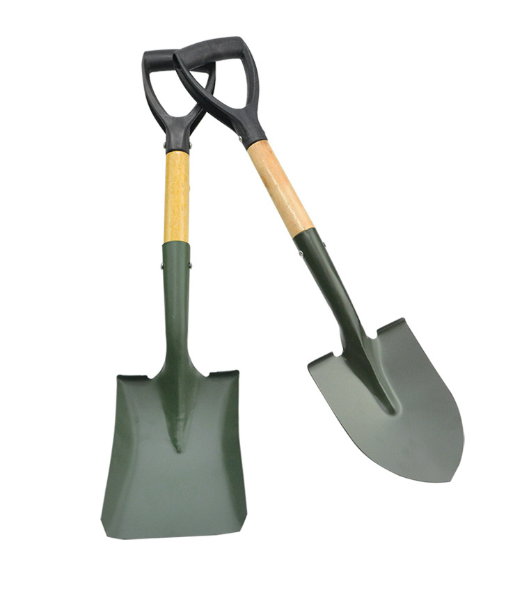 厂家批发户外用品军锹多功能方头工兵铲车载露营铁锹救援工具装备