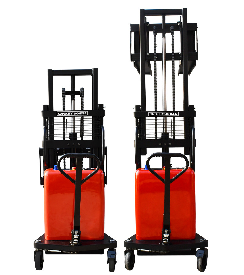 电动叉车堆高车手推升降1.5吨小型托盘插车2吨升高搬运地牛