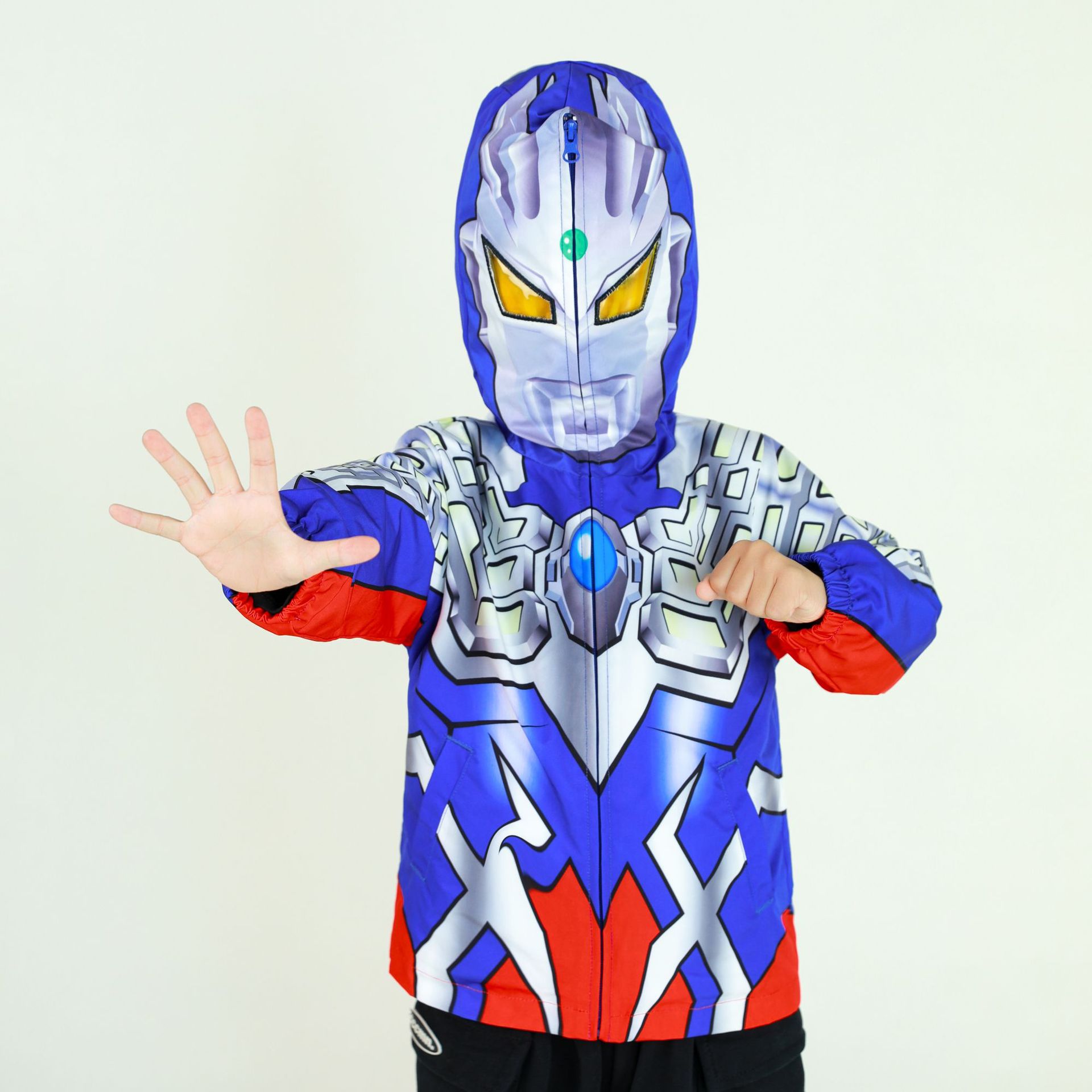 正版奥特曼童装新款春秋冬款表演服外套赛罗冲峰衣外套加绒外套