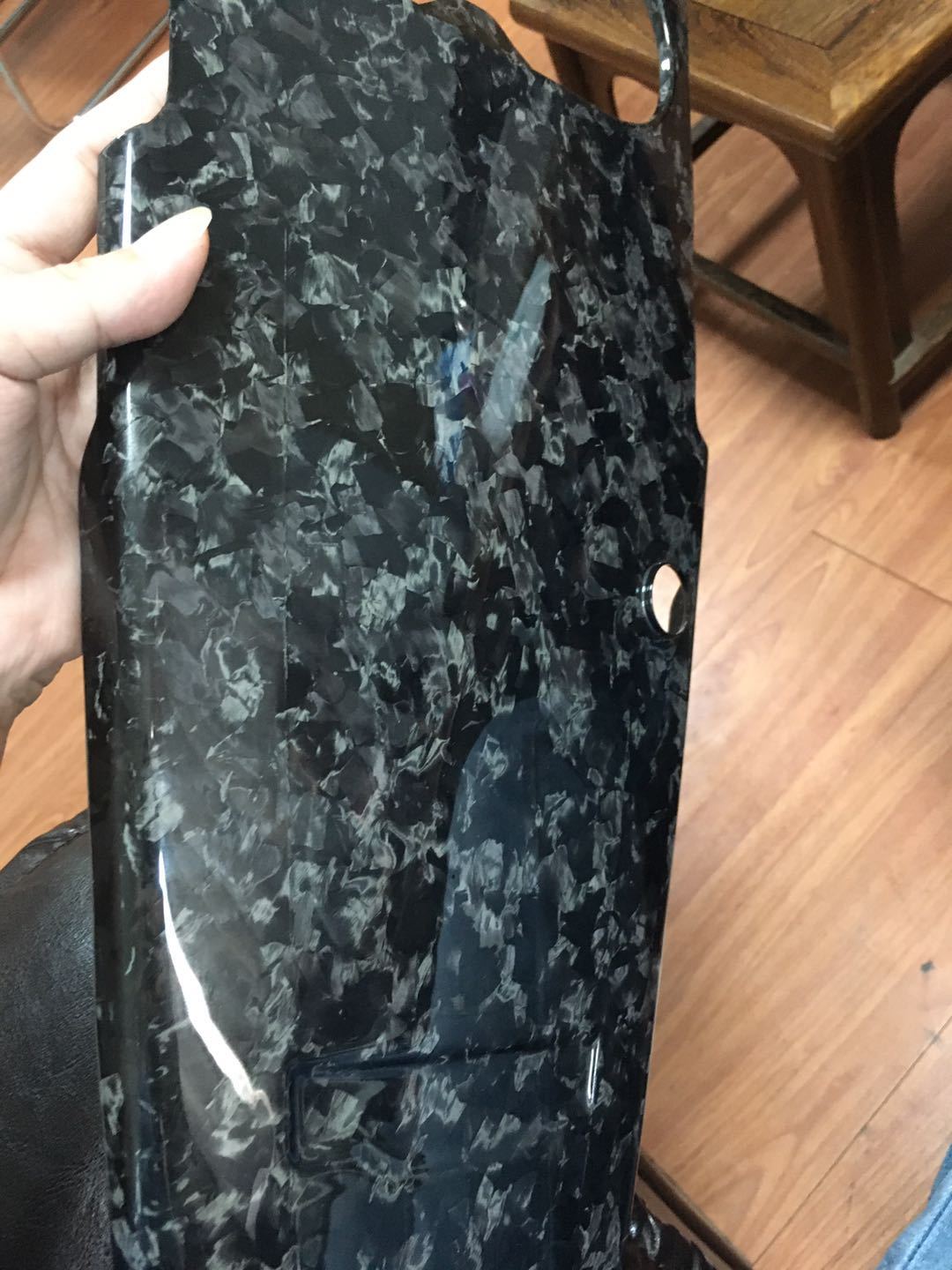 定制锻造纹碳纤维制品 锻造短切碳纤维制品 锻造碳纤维异形件