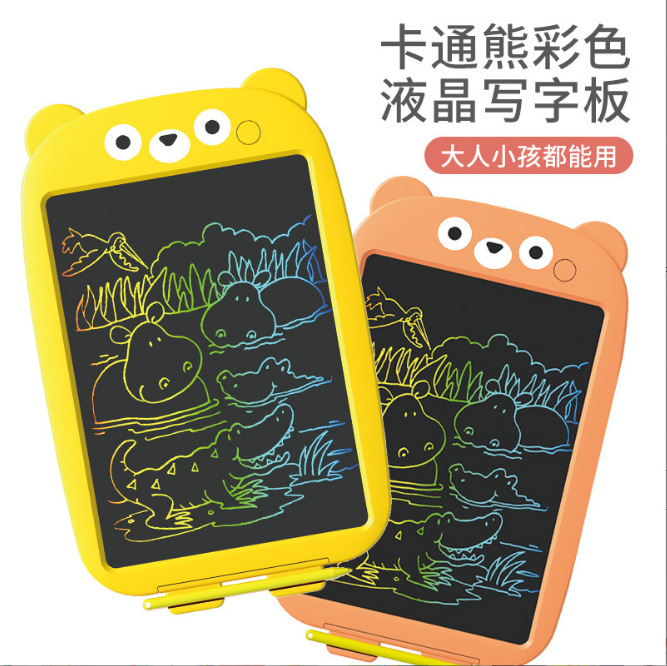 小熊儿童led屏智能液晶写字板书写绘画涂鸦板卡通手写板跨境新款