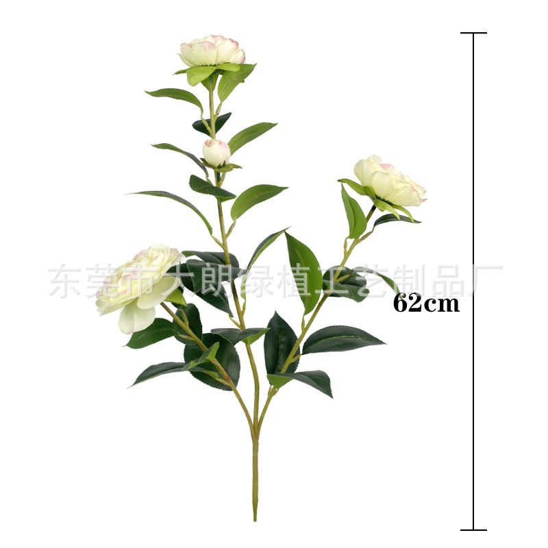 亚马逊跨境仿真茶树马醉木单支室内仿真植物家居装饰仿真绿植树枝