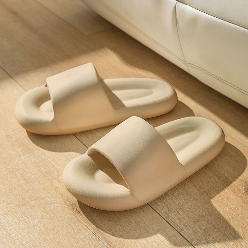 Shit Feeling Platform Slippers Women's Summer Home Indoor Bathroom Non-Slip Home Couples Sandals Men's Outerwear Tide