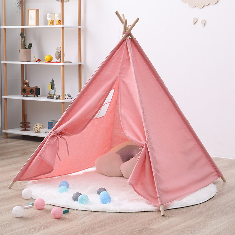 Children's Tent Indian Indoor Tent Kids' Playhouse Princess Toy House Fabric Small House Baby Gift