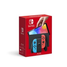任天堂Nintendo Switch OLED日版游戏机红蓝色NS续航加强版家用