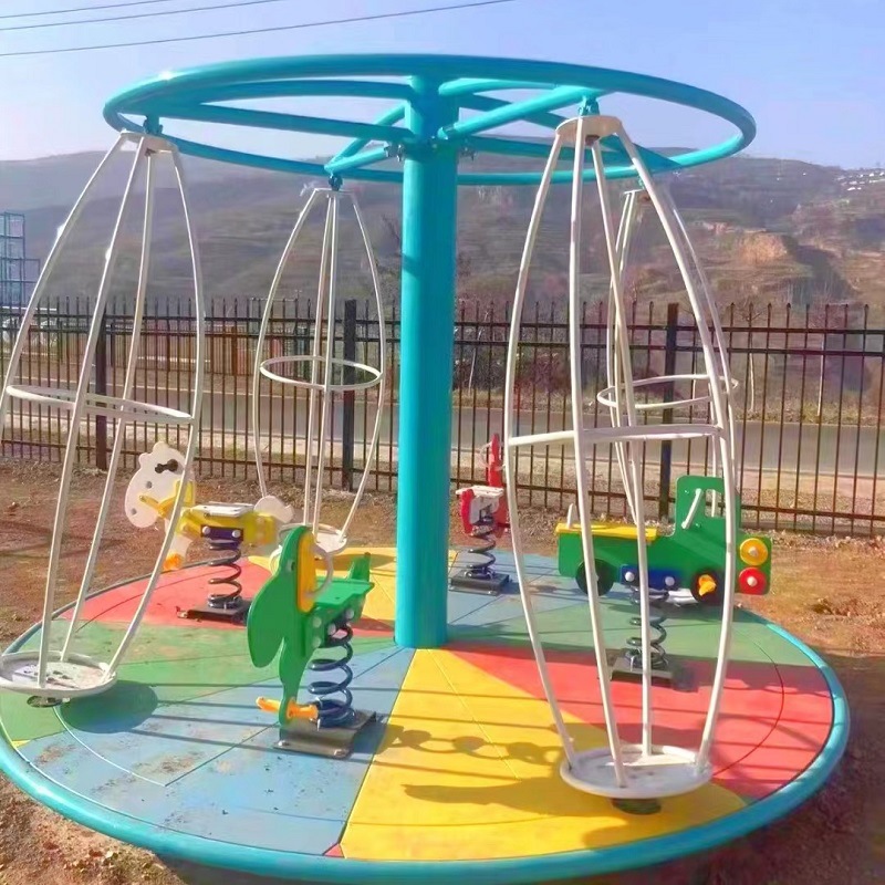 儿童拓展无动力设备旋转太空人景区游乐项目转盘亲子体能乐园