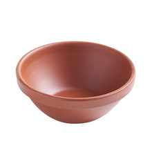 9WOR土碗老式小碗菜的碗商用紫砂碗钵仔碗蒸饭陶瓷碗带盖蒸米饭专