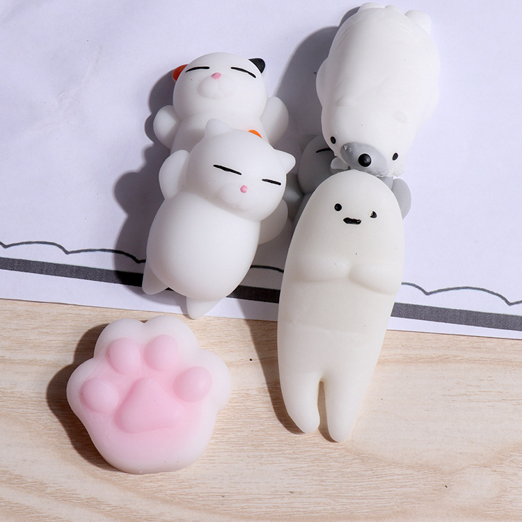 可爱动物捏捏乐团子奶油胶手机壳diy材料包手工制作解压饰品配件