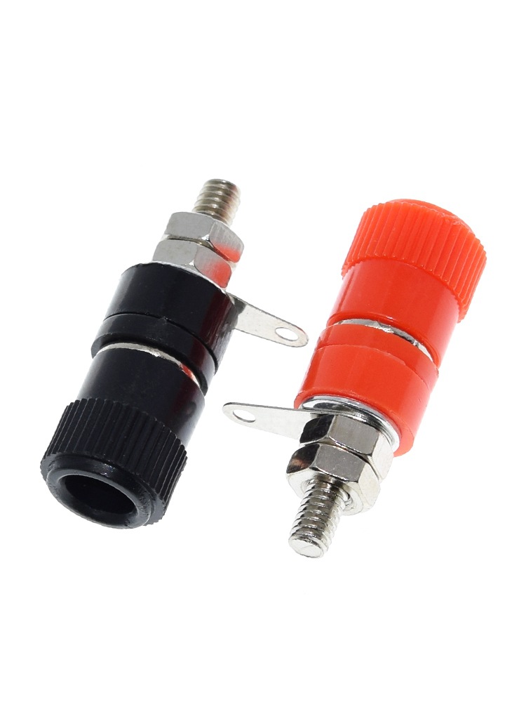 接线端子 js-910b 接线柱 接线座 4mm香蕉头插座测试座 红黑