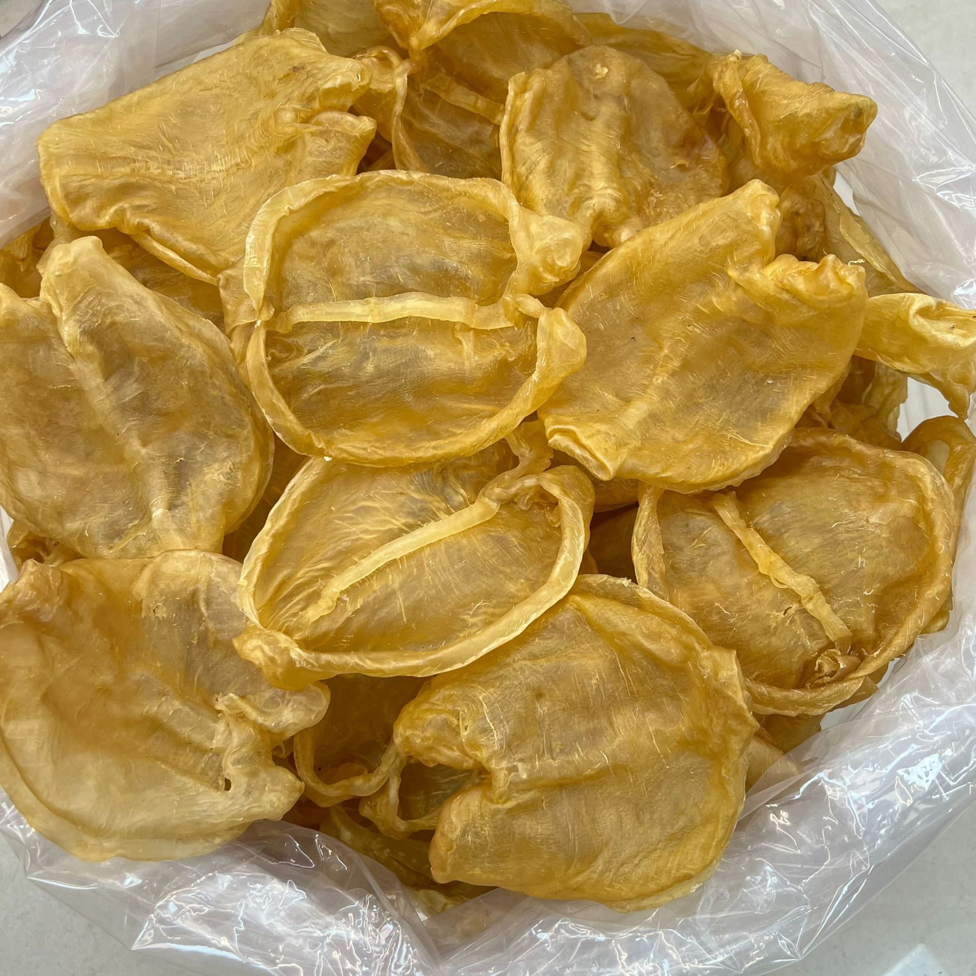 批发厚肉精选黄花胶片鱼肚花胶鱼胶干货500克深海黄花胶诚招代理