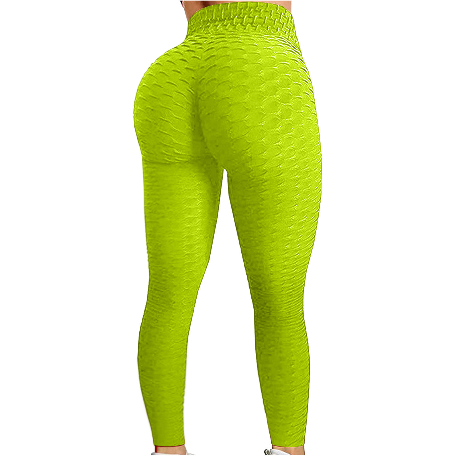 Foreign Trade Women's Clothing Sports Quick-Drying Fitness Casual Pineapple Plaid Yoga Pants Hip Lifting Women's Jacquard Multi-Color Trousers