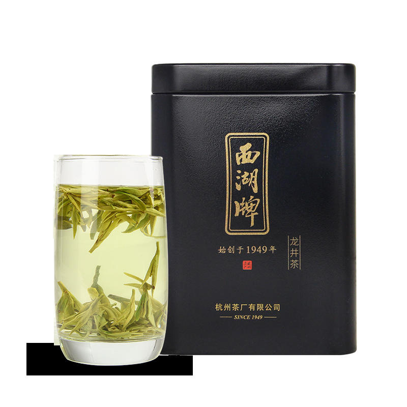 西湖牌明前特级龙井茶老茶树绿茶茶叶春茶随身小罐装