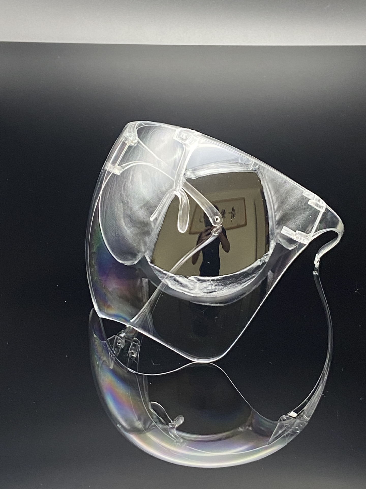 晨龙防护护目镜太空面罩一体式防雾透明面罩防飞溅防疫情防护眼镜