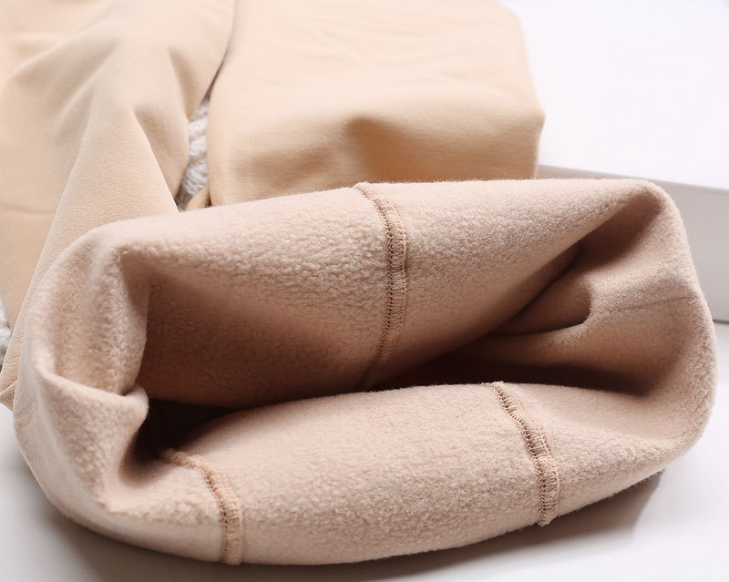 秋冬季肉色加长版打底裤女加绒光腿神器高个子加厚保暖踩脚连裤袜