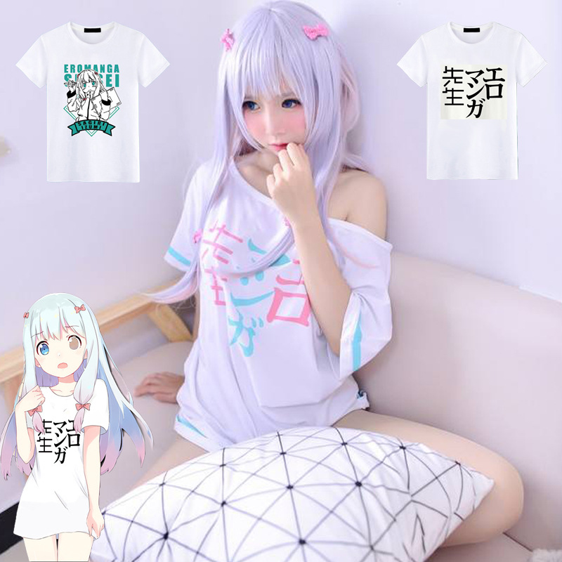 动漫周边黄漫埃罗芒阿老师和泉纱雾夏季短袖t恤二次元打底衫衣服