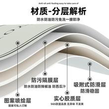 床头柜盖布pvc洗衣机盖布家用桌布卧室防尘桌面垫子