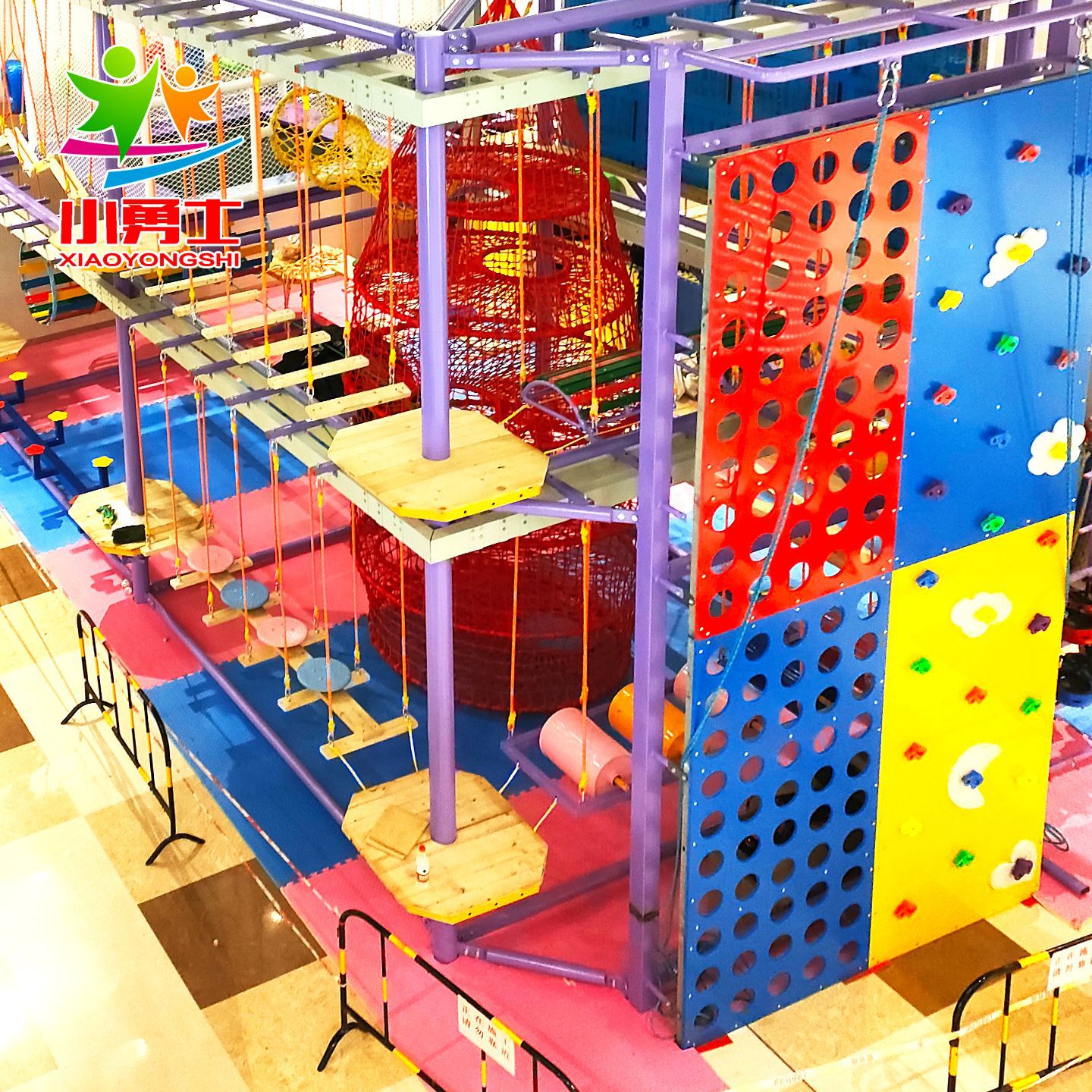 小勇士儿童拓展器材 室内外商场广场游乐场大型攀爬游乐设备定制