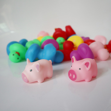 可爱迷你粉色小猪 尖叫猪 发泄小猪发声猪捏捏叫玩具地推礼品批发