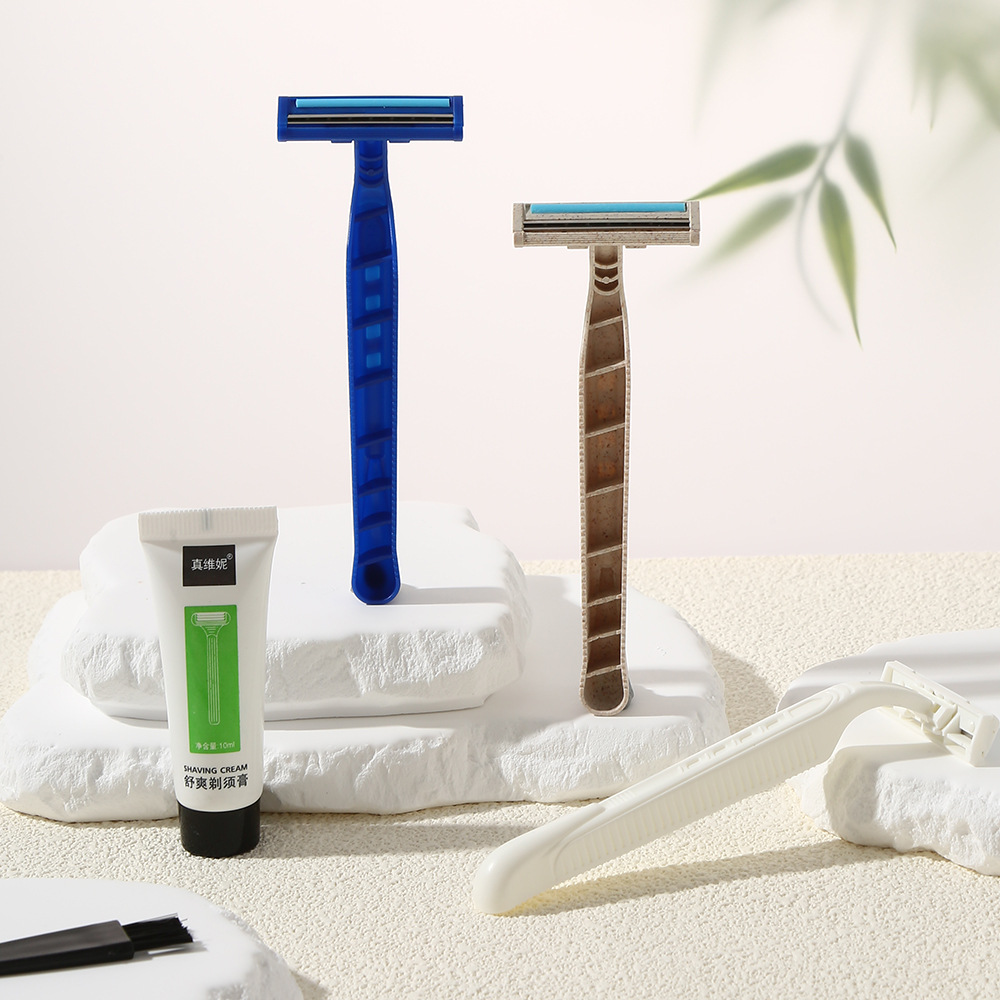 跨境双层刀片刮毛刀女士脱毛刀手动剃毛刀刮腿毛美容美妆工具批发