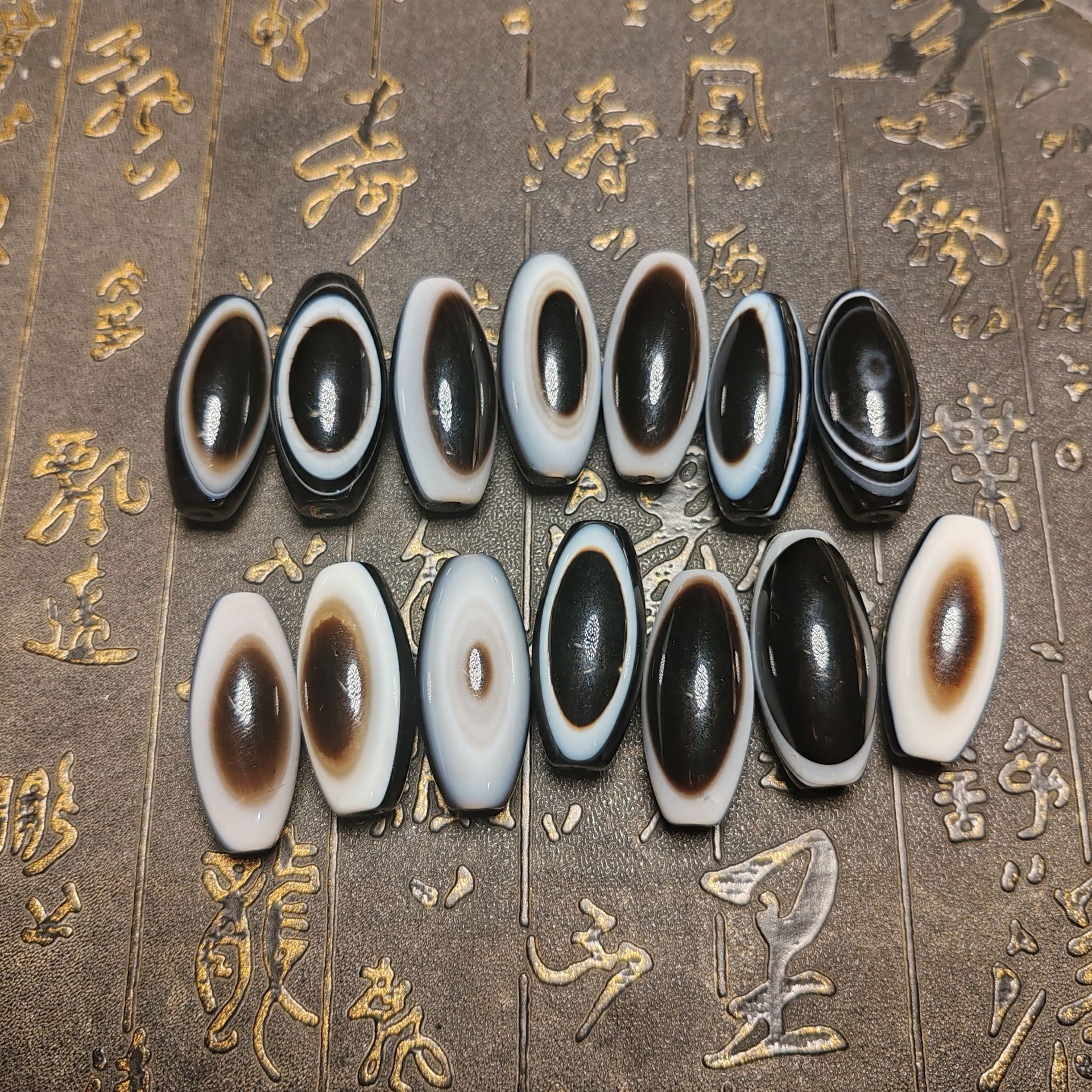 巴西天然玛瑙一线药师缠丝天眼天珠项链吊坠diy手工配饰-阿里巴巴