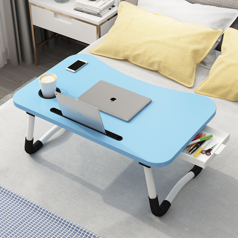 Bed Table One-Piece Desk Laptop Desk Lazy Table Folding Table Simple Stall Home Bedroom Small Table