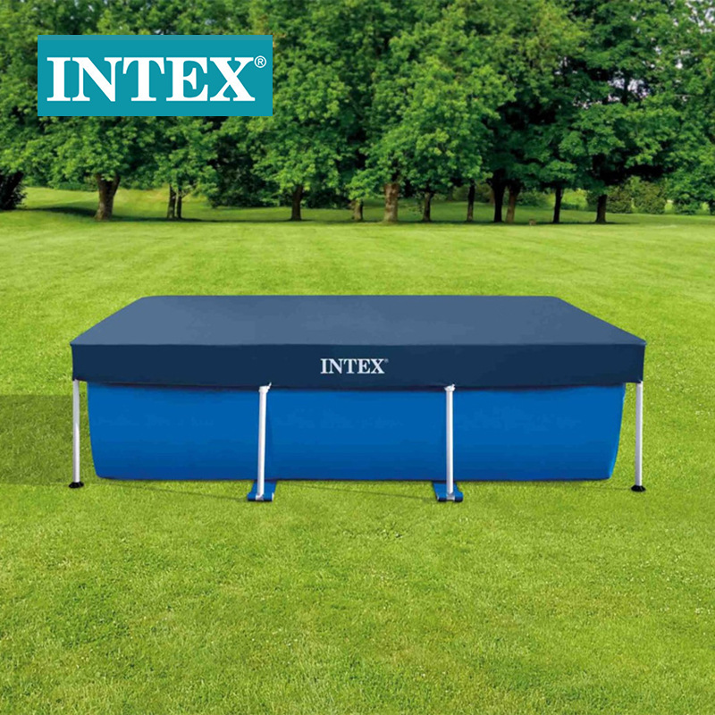 intex28038 rectangular bracket pool cover cloth 3 m pipe rack swimming pool cover pool dust cover wholesale