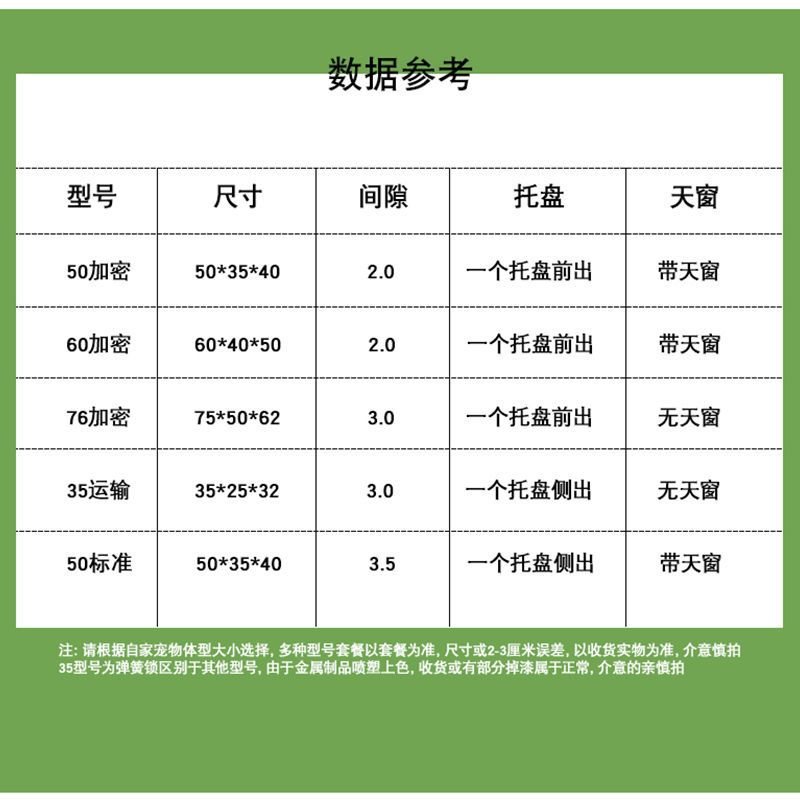 兔子笼家用大号加密加大室内外用运输折叠兔笼子幼兔笼鸡笼荷兰猪