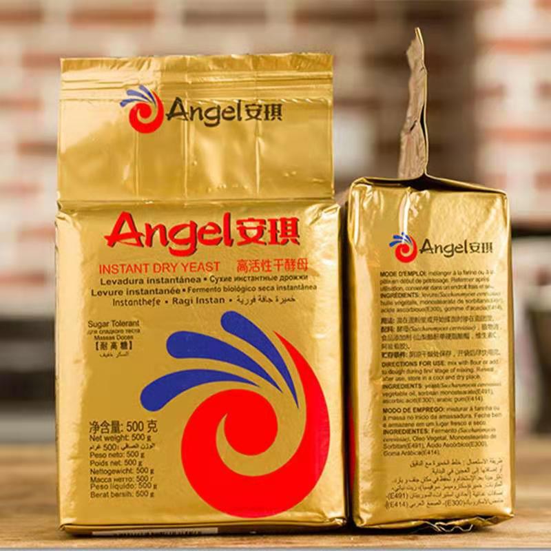 安琪金装酵母粉耐高糖高活性即干酵母 500g/100g装发酵粉