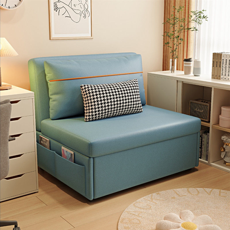 高端折叠沙发床两用新款科技布无扶手单双人客厅办公室小户型沙发