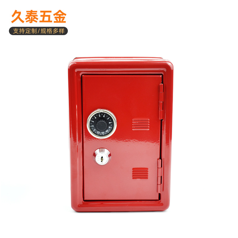 iron box organizer box with lo password box storage deposit box portable mini certifie small box change box