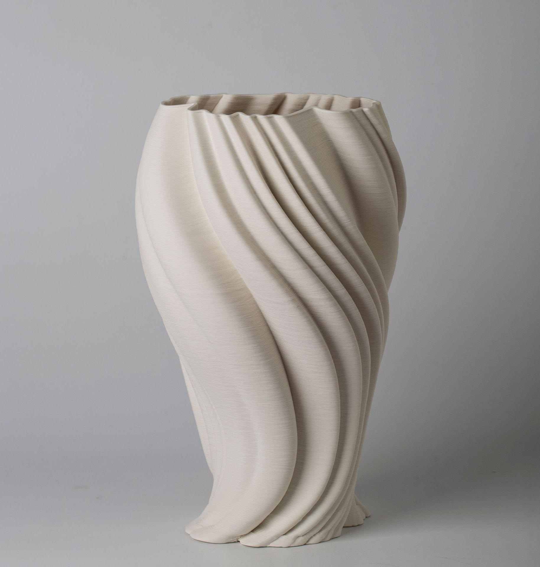 景德镇3d打印简约家居软装陶瓷摆件异形花器