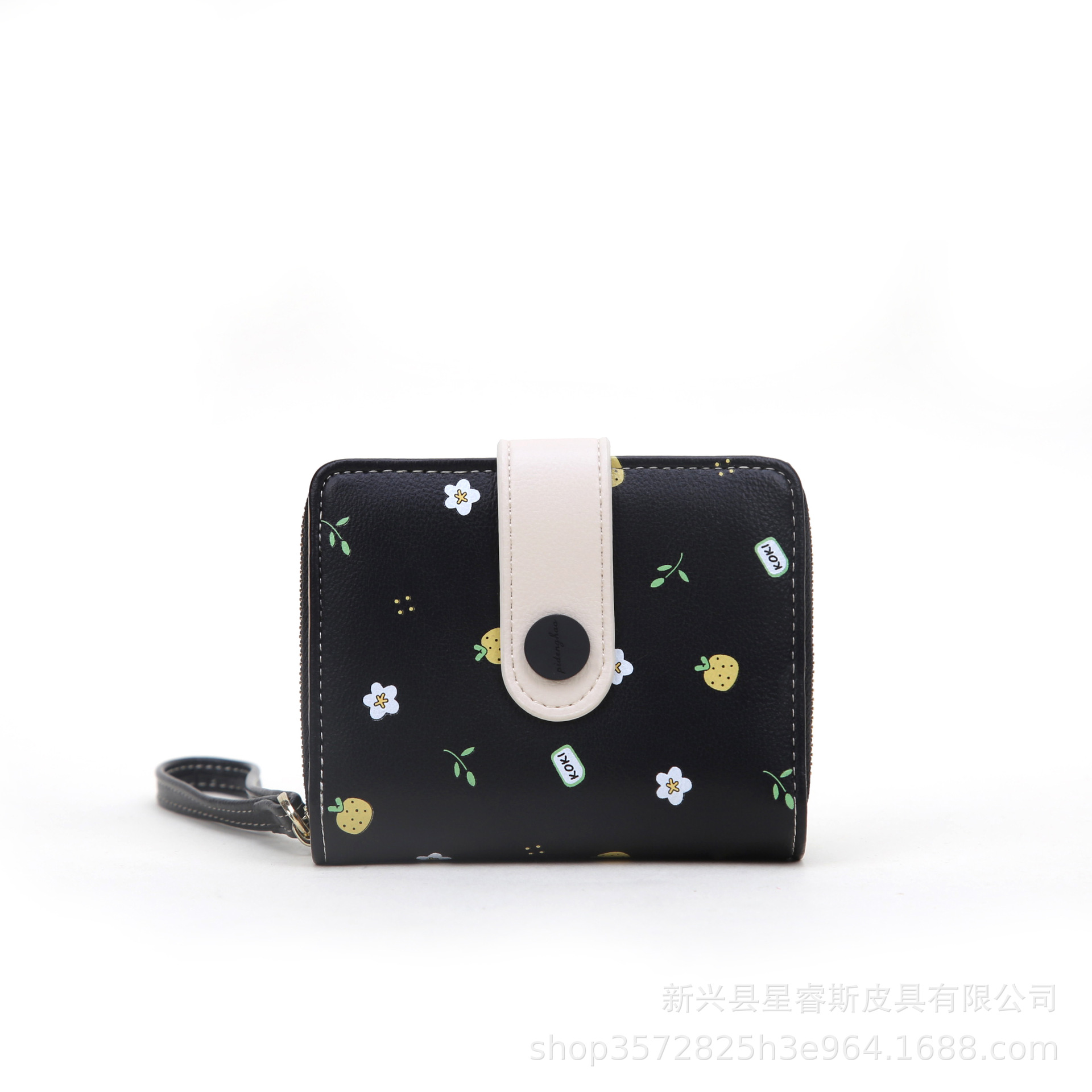 2023 Cross-Border New Ladies' Purse Short Girls' Card Holder Wholesale Student Zipper Coin Purse Purse