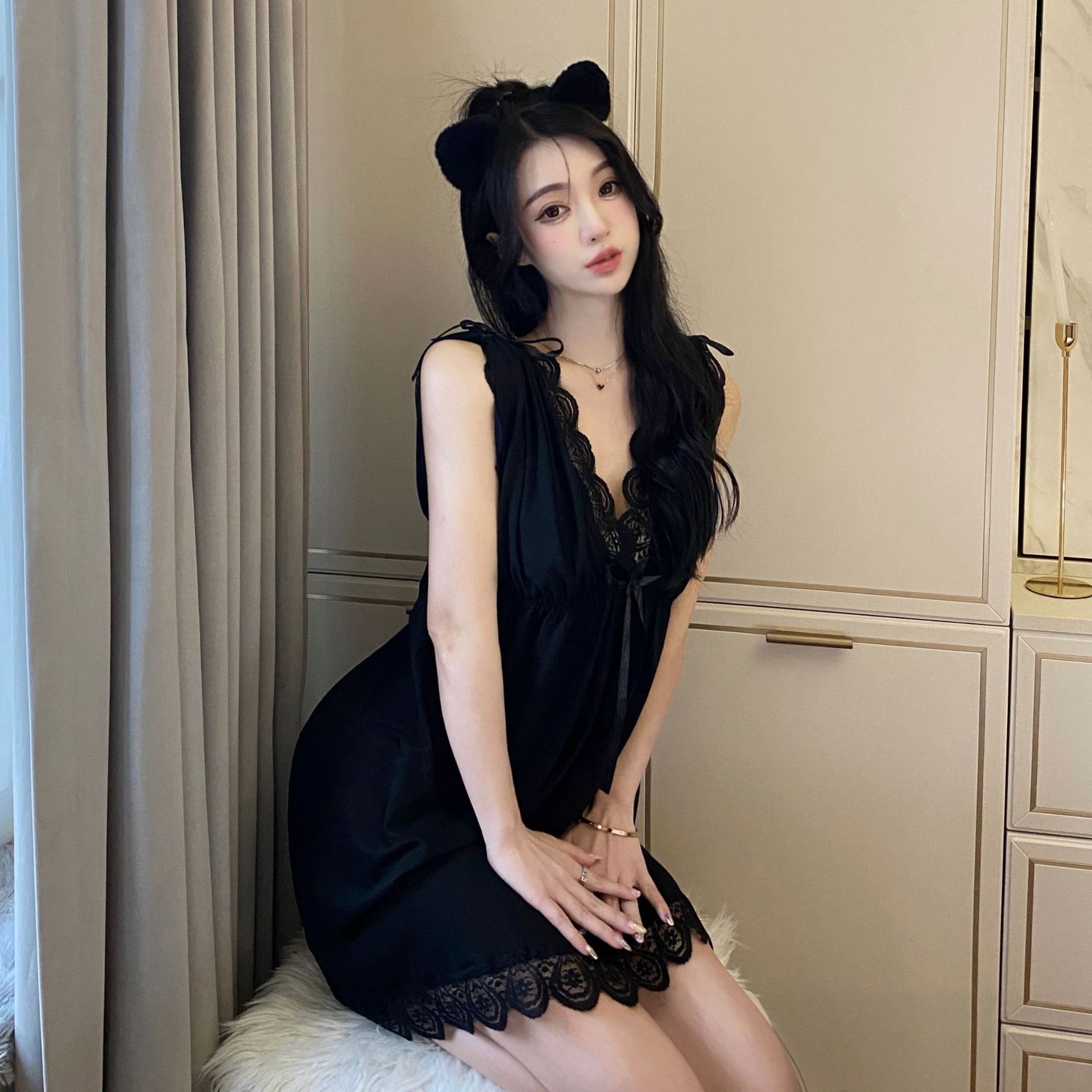 大码吊带睡裙女夏