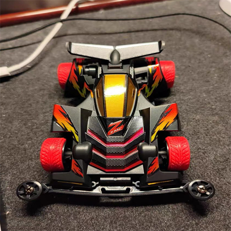 四驱车四驱兄弟拼装版s2底盘魔鬼司令胜利冲锋比赛专用高速赛车6