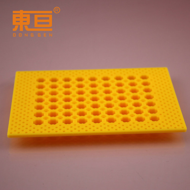 90120黄 八角孔板 长方孔板 八角插板 八角底板 科技积木零件
