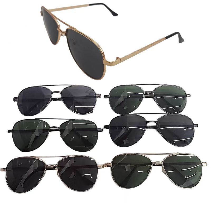 New Square Sunglasses Metal Sun Glasses Wholesale Fashion Sunglasses Driving Stall E-Commerce Drainage Supply