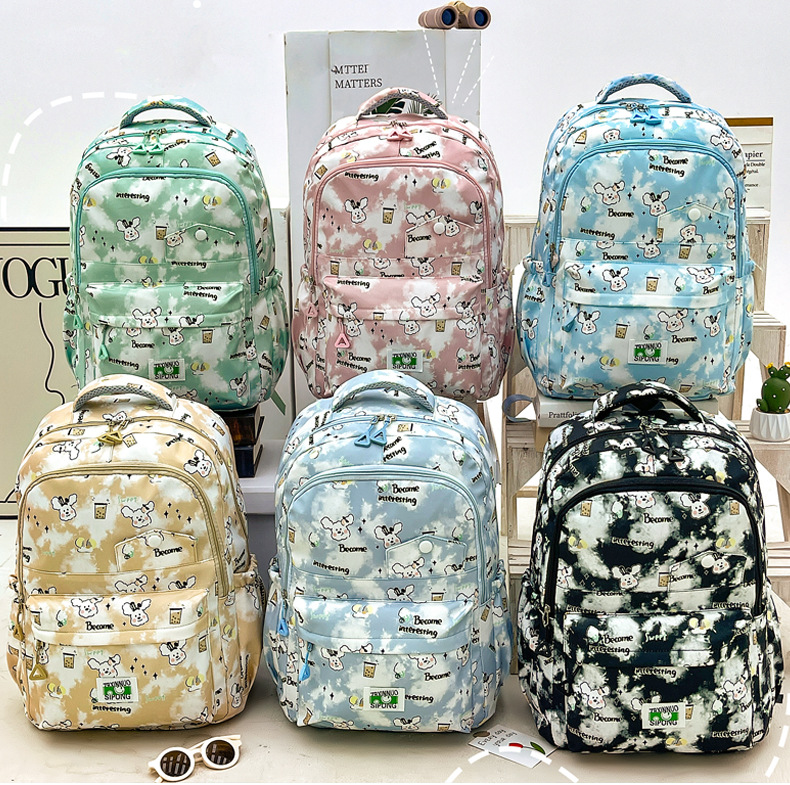 Japan and South Korea Sweet All-Matching Cute Schoolbag Women's Junior and Middle School Students Large Capacity Travel Backpack Mori Style Backpack Travel Bag