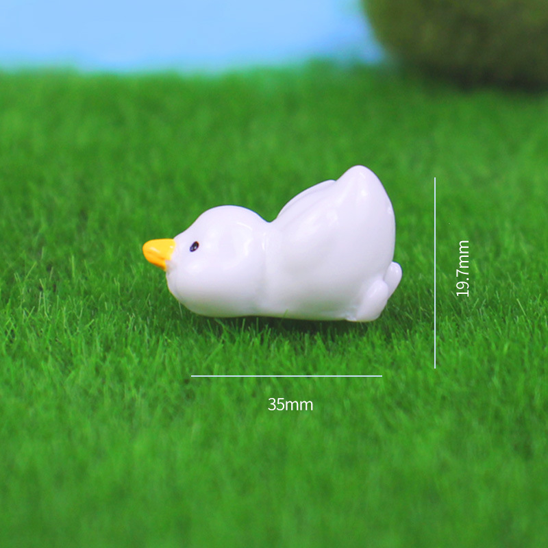 Micro Landscape Mini Simulation Little Duck Decoration Bonsai Landscaping Accessories Resin Crafts Home Decoration Wholesale