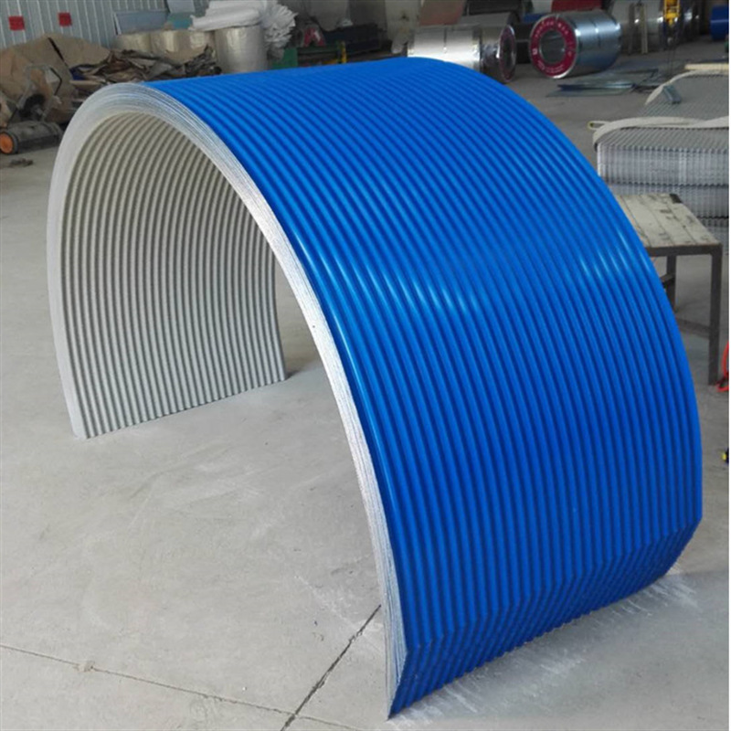 皮带机防雨罩 皮带输送机防尘罩防护罩皮带机输送带防尘罩彩钢瓦