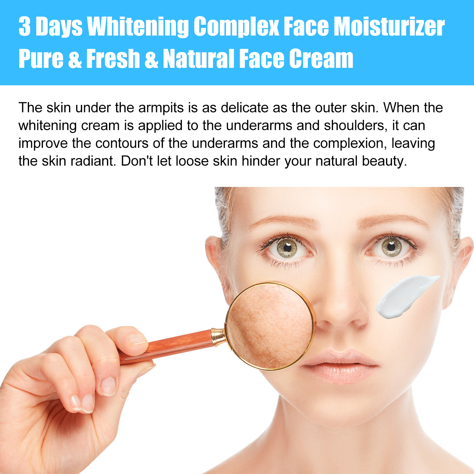 Jaysuing Whitening Cream Nourishing and Firming Brightening Skin Refreshing Non-Greasy Compound Facial Moisturizing Cream