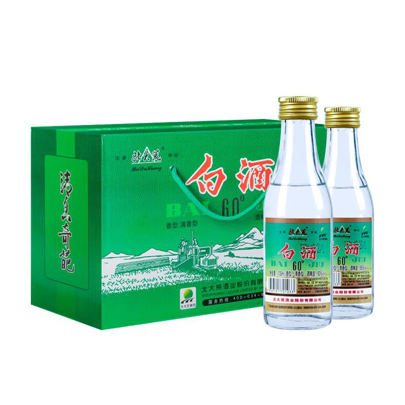 【官方授权】北大荒白酒纯粮高度高粱酒60度传统老工艺清香东北酒
