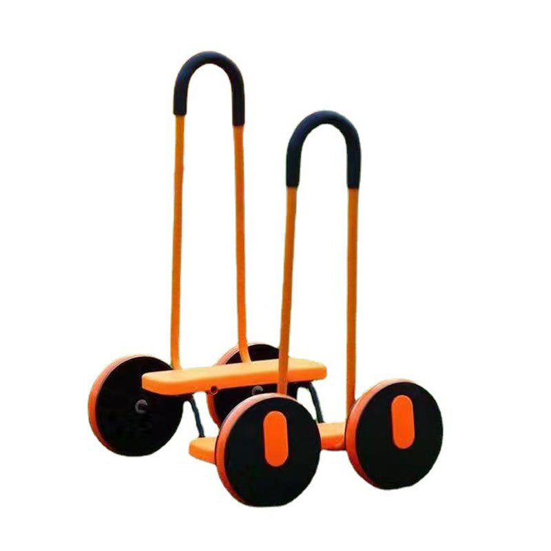 幼儿园玩具脚踏车儿童户外感统训练器材平衡板游戏室内四轮踩踏车
