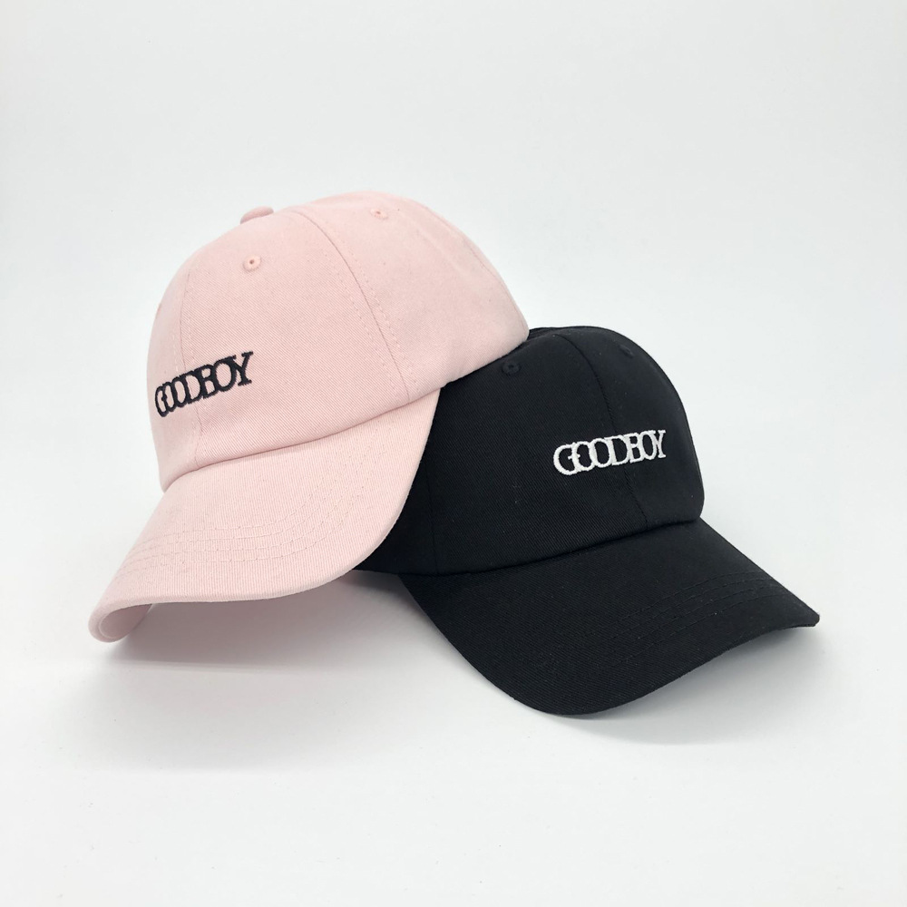 儿童帽子刺绣boy男女童帽纯色字母小孩鸭舌帽男孩遮阳帽宝宝潮帽