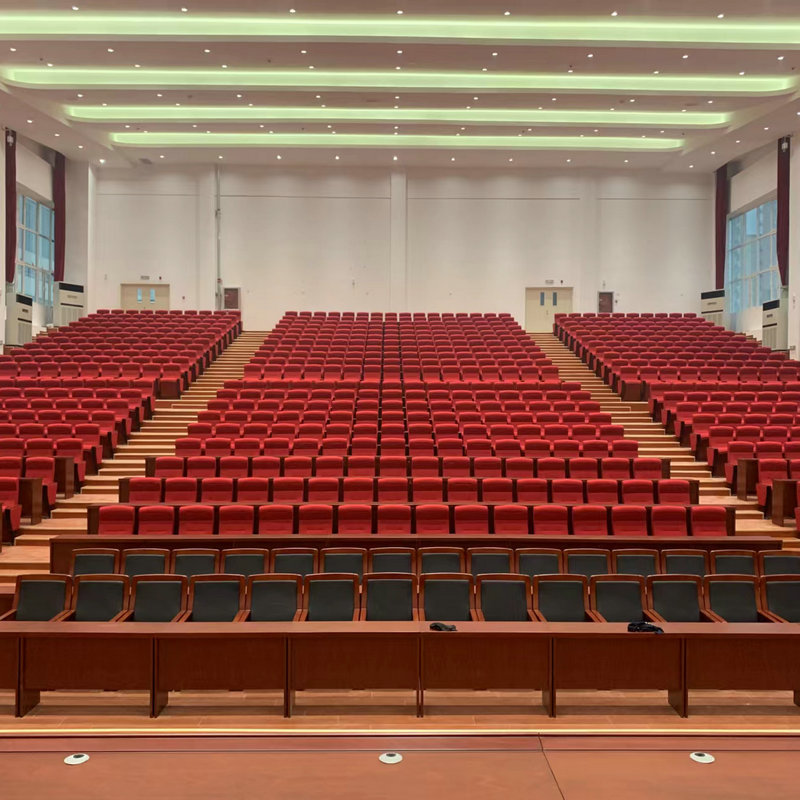 定 制礼堂椅排椅电影院报告厅会议室座椅音乐厅连排椅写字板排椅