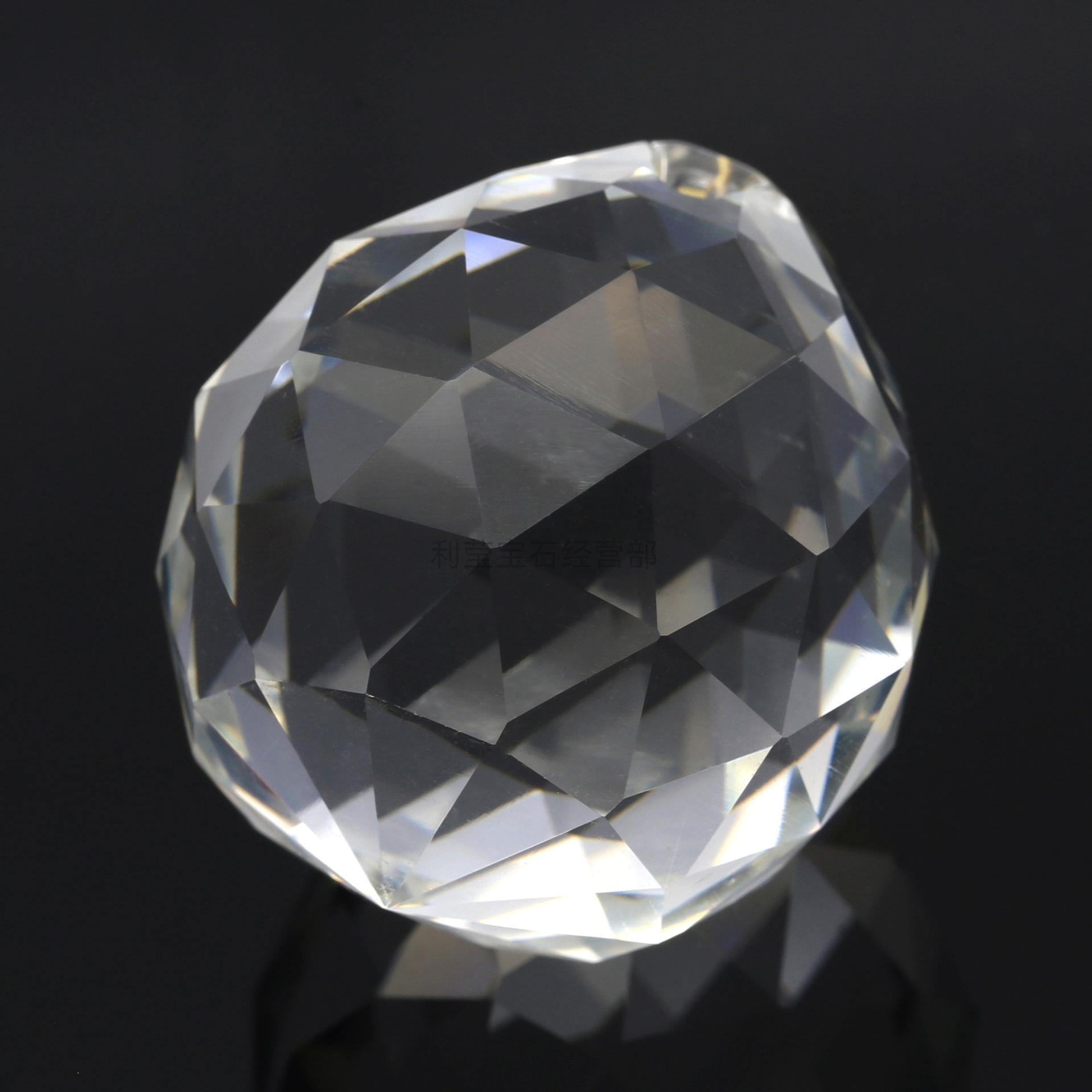 合成水晶透明彩色灯饰球吊坠钻石球玻璃珠帘门帘隔断diy散珠