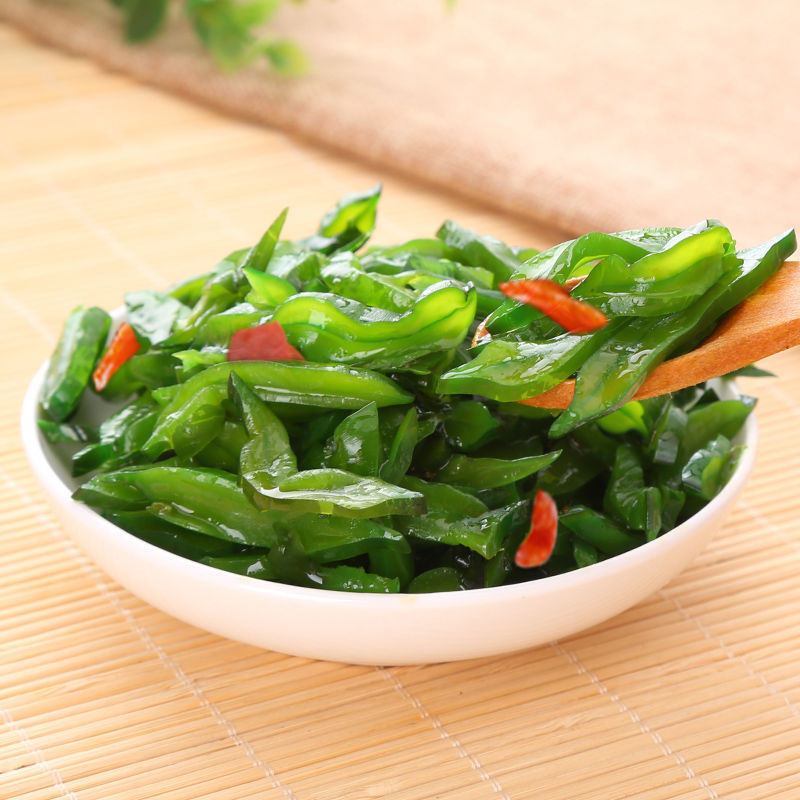 荆缘酱菜油焖海白菜裙带菜香油下饭菜小咸菜整箱包邮爽口开胃特色