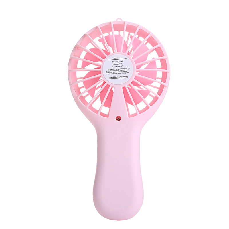 Cross-Border New Arrival Creative Mini Handheld Small Rechargeable Fan Gift Logo Desktop Portable Pocket Handheld Fan