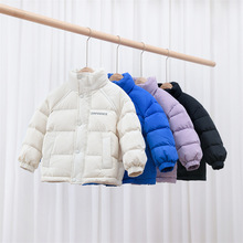 2023冬季新款立领短款儿童羽绒服男童女童加厚外套中大童保暖童装